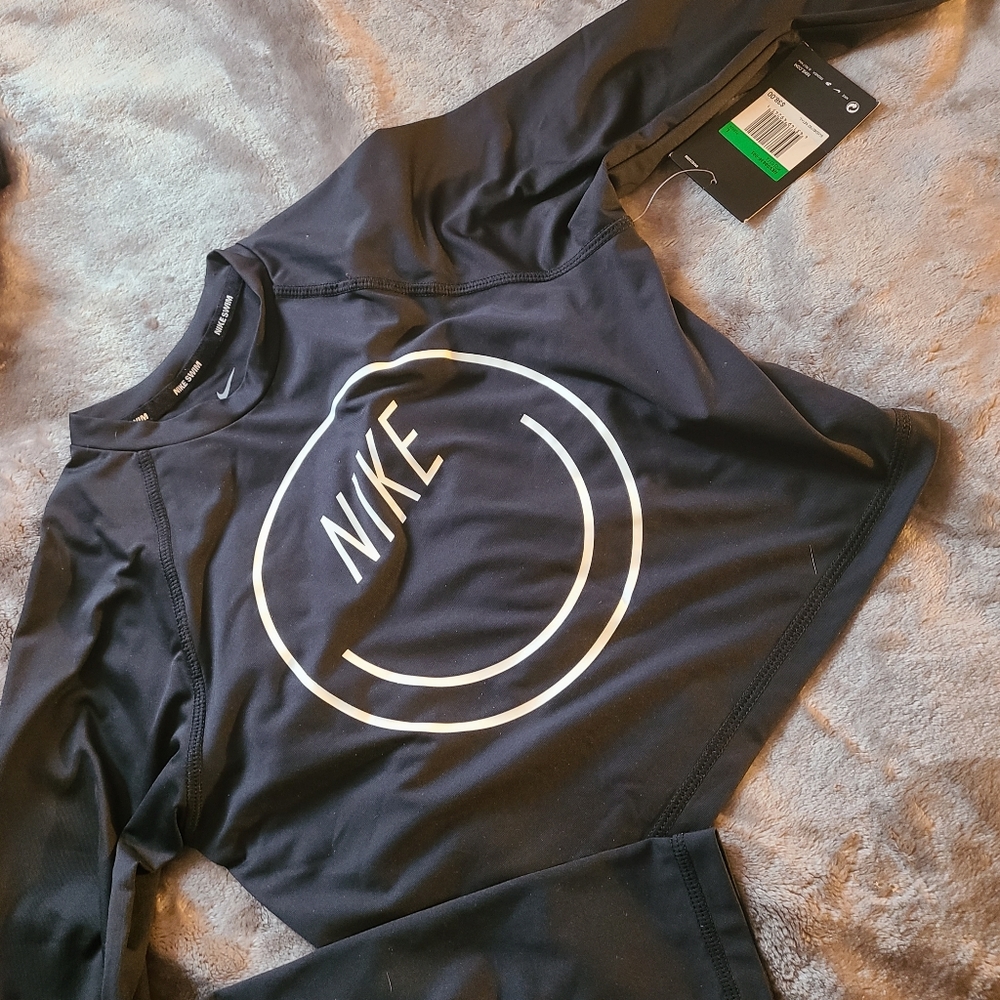 Nike Girls XL swim rash guard top.